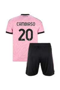 Juventus Andrea Cambiaso #20 Babyklær Borte Fotballdrakt til barn 2026-27 Korte ermer (+ Korte bukser)